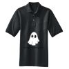 Heavyweight Cotton Pique Polo with Pocket Thumbnail